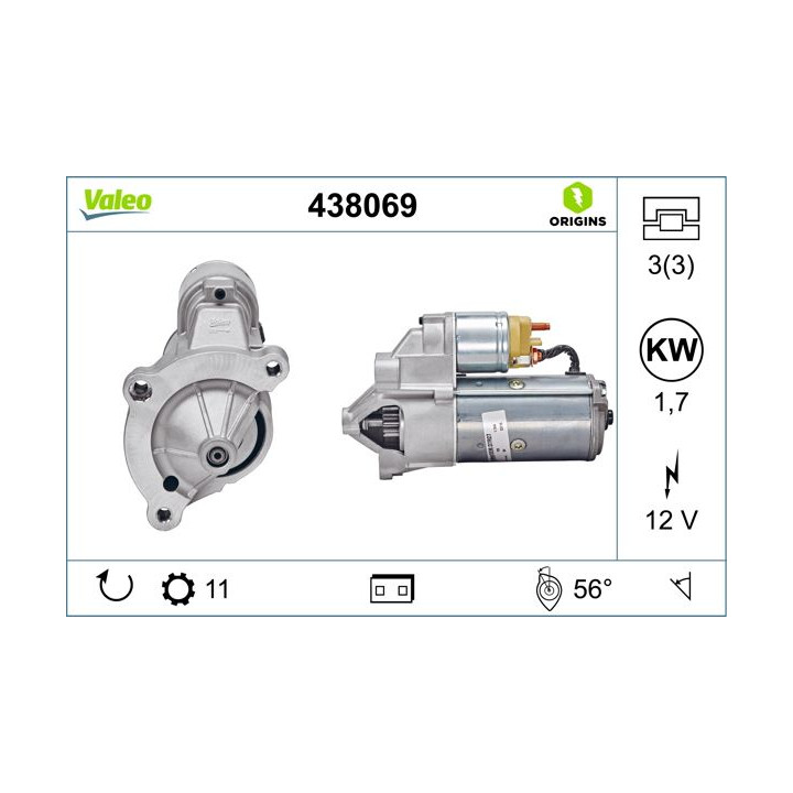 Starteris VALEO 438069