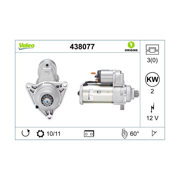 Starteris VALEO 438077