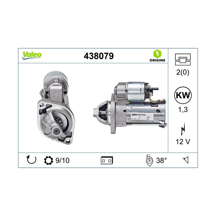 Starteris VALEO 438079
