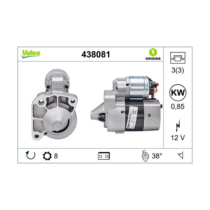 Starteris VALEO 438081