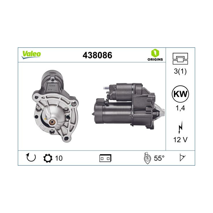 Starteris VALEO 438086