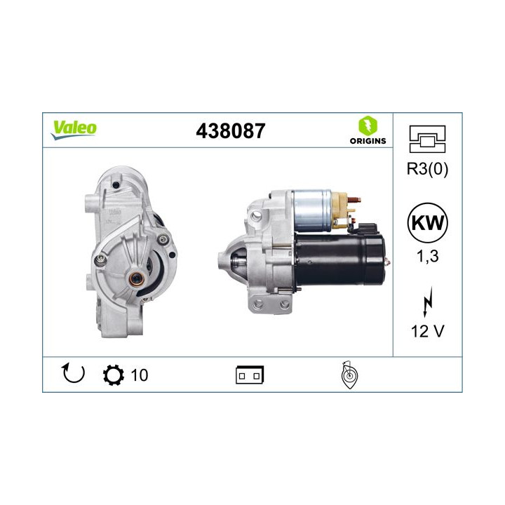 Starteris VALEO 438087