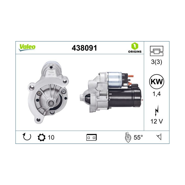 Starteris VALEO 438091