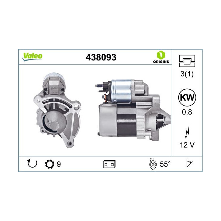 Starteris VALEO 438093