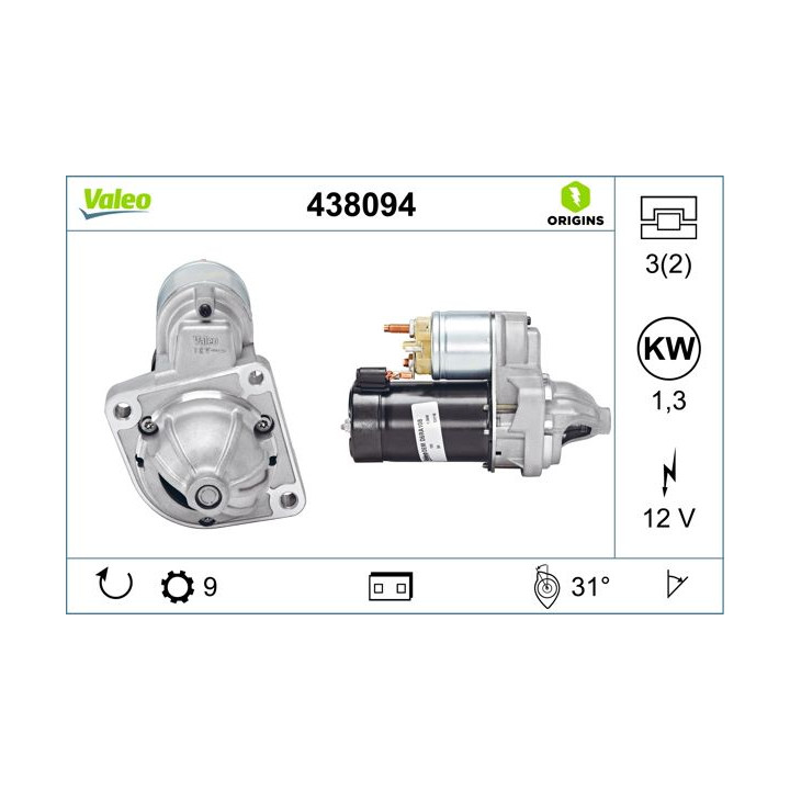 Starteris VALEO 438094