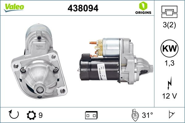 Starteris VALEO 438094