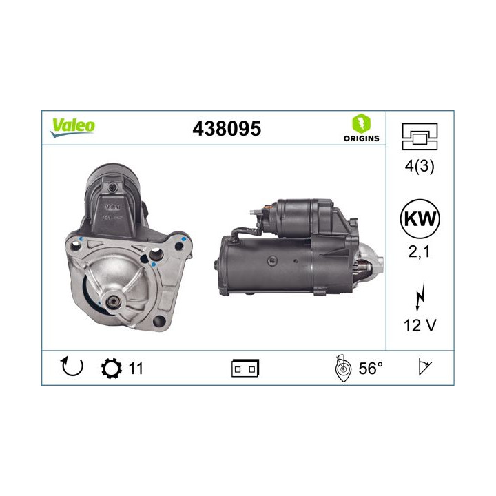 Starteris VALEO 438095