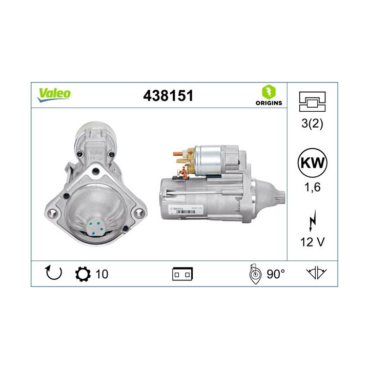 Starteris VALEO 438151