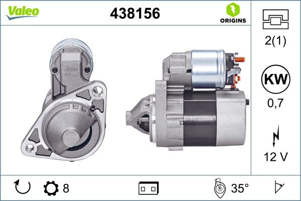 Starteris VALEO 438156