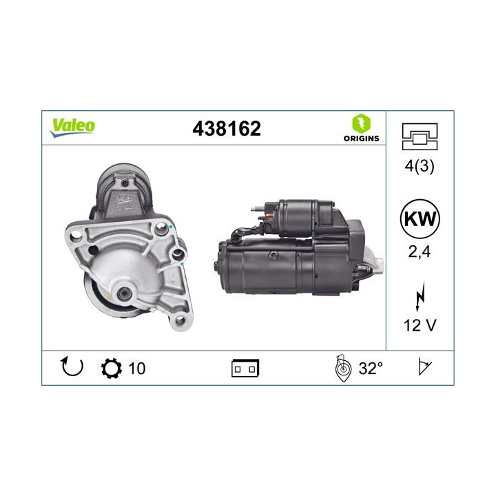 Starteris VALEO 438162