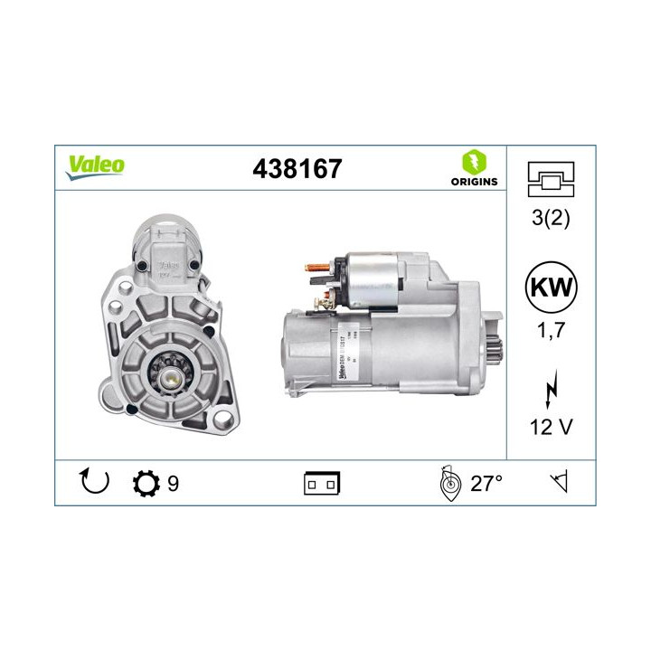 Starteris VALEO 438167