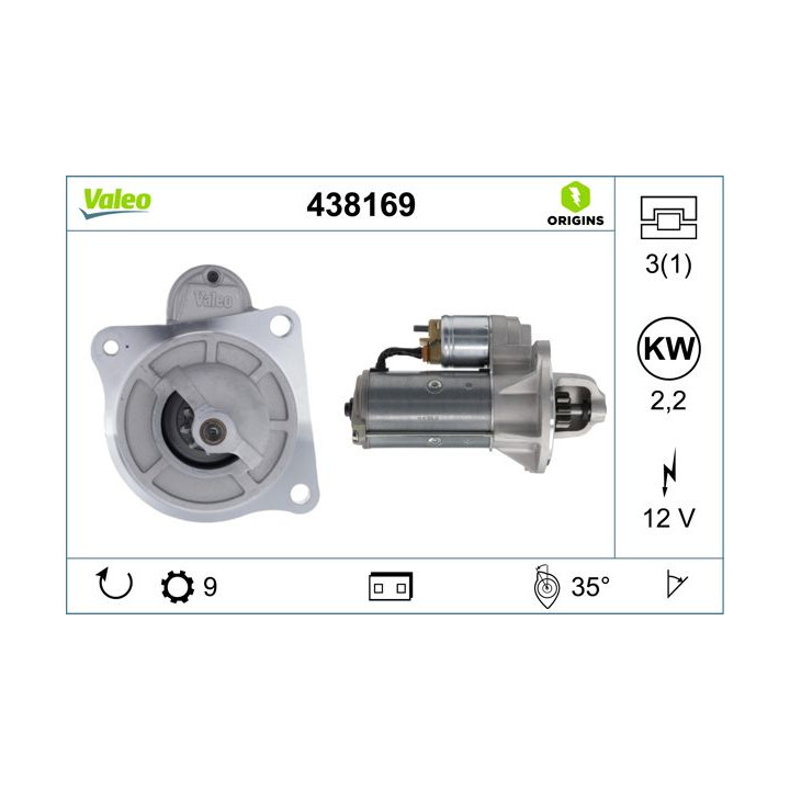 Starteris VALEO 438169