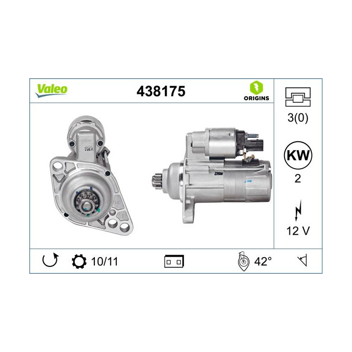Starteris VALEO 438175