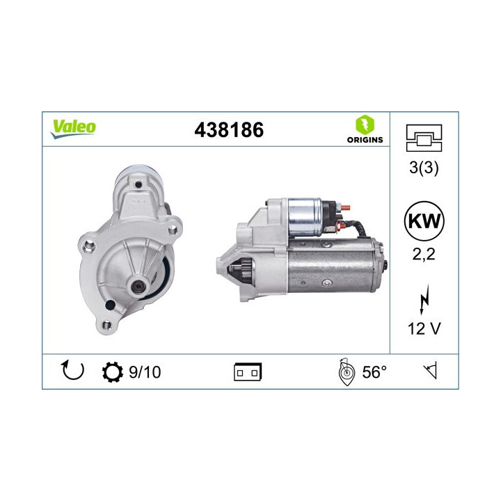 Starteris VALEO 438186