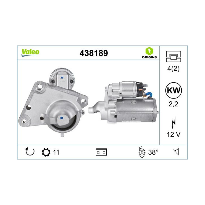 Starteris VALEO 438189