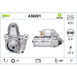 Starteris VALEO 438201