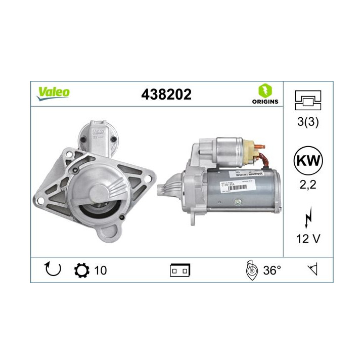 Starteris VALEO 438202