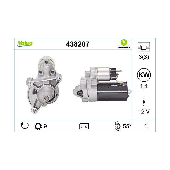 Starteris VALEO 438207