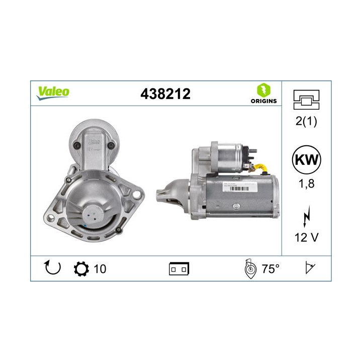 Starteris VALEO 438212