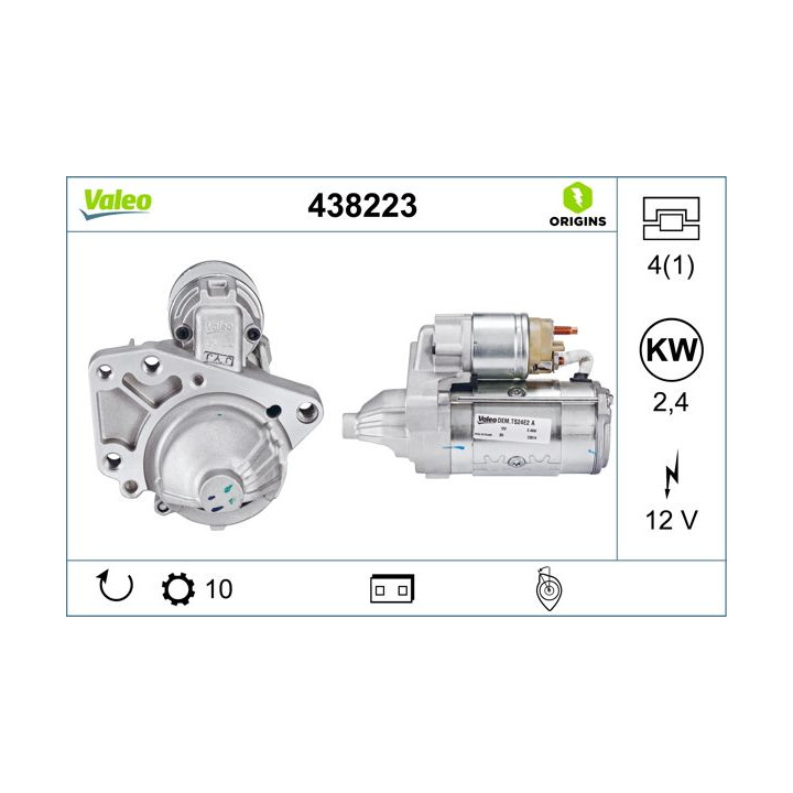 Starteris VALEO 438223