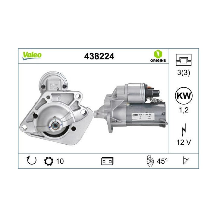Starteris VALEO 438224