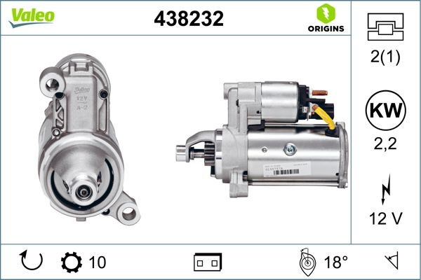 Starteris VALEO 438232