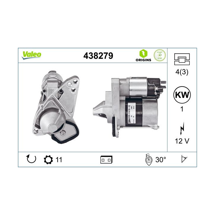 Starteris VALEO 438279