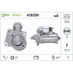 Starteris VALEO 438299