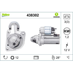 Starteris VALEO 438302