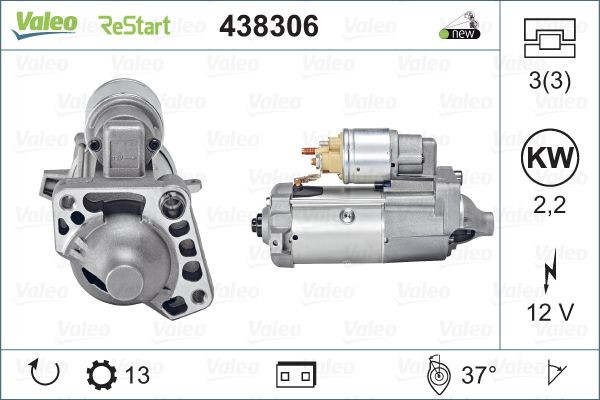 Starteris VALEO 438306
