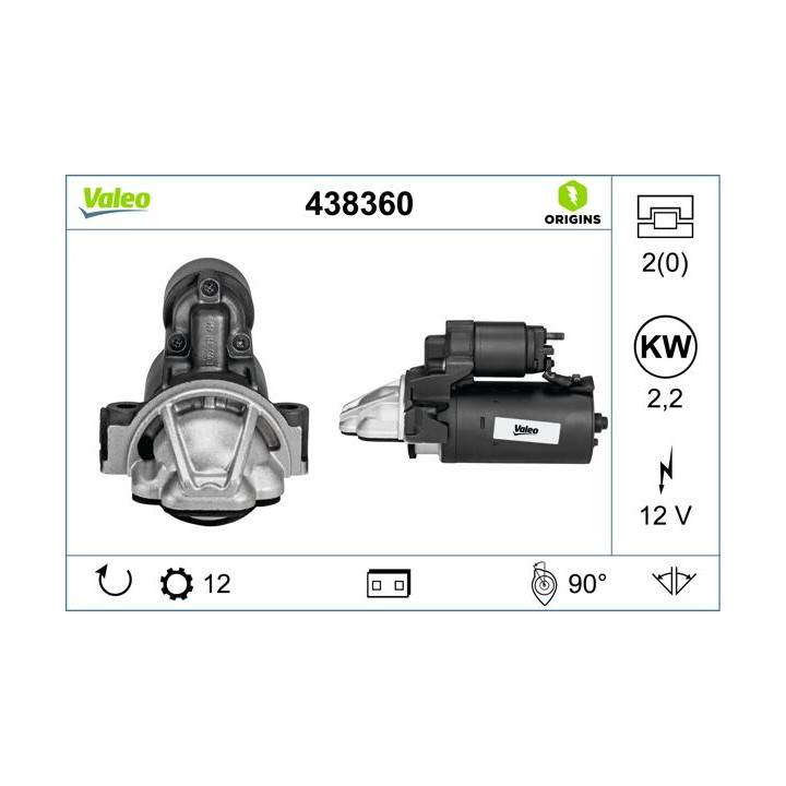 Starteris VALEO 438360