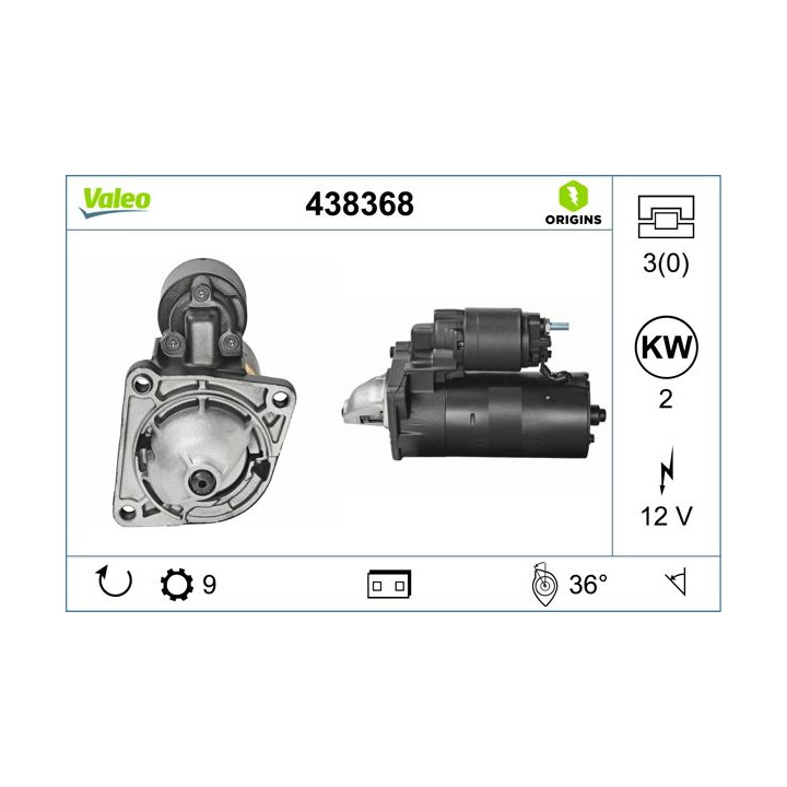 Starteris VALEO 438368