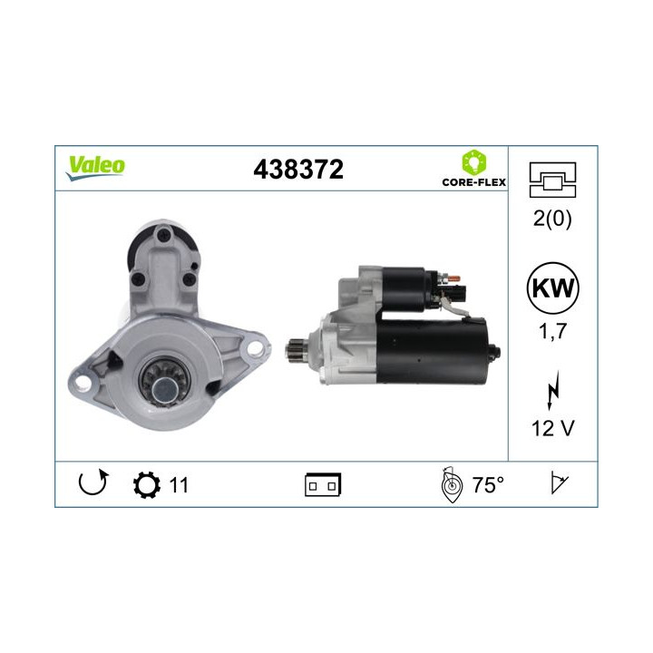 Starteris VALEO 438372
