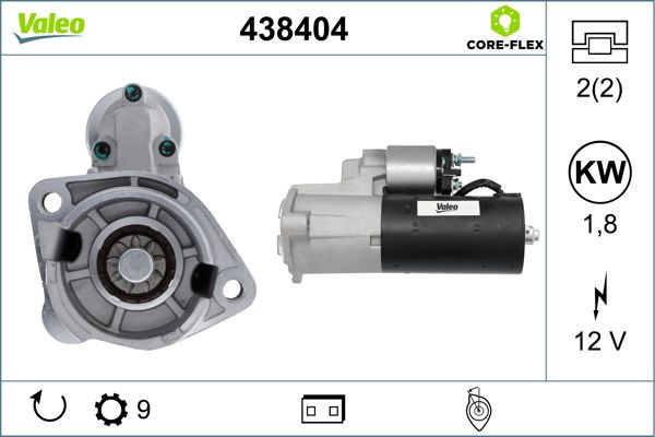 Starteris VALEO 438404