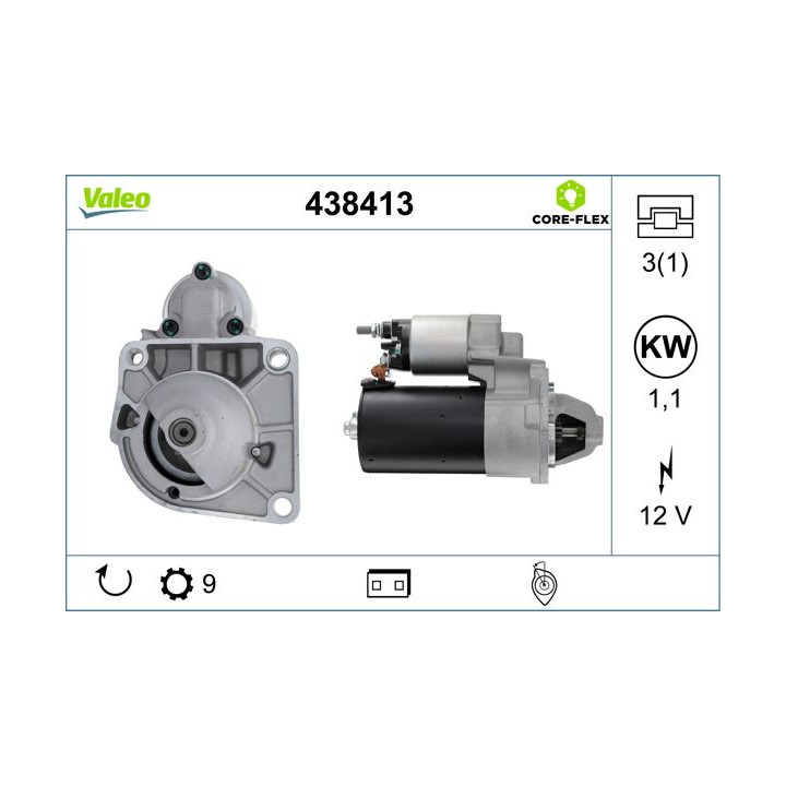 Starteris VALEO 438413