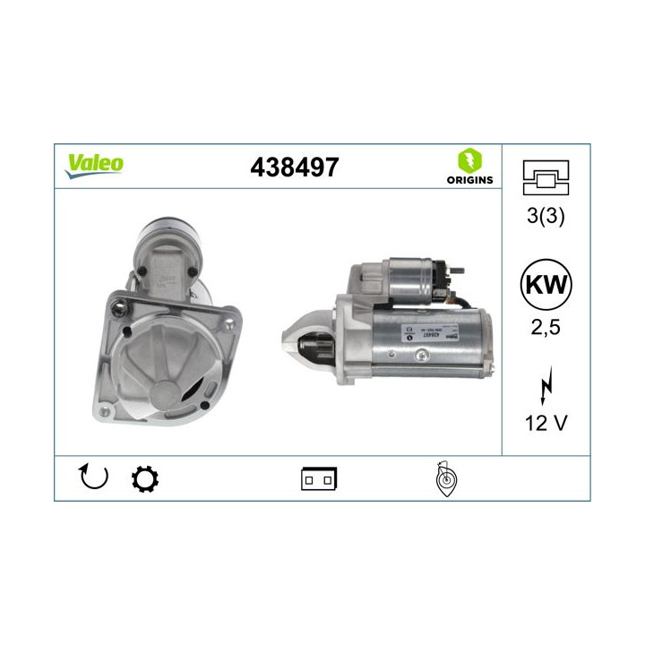 Starteris VALEO 438497