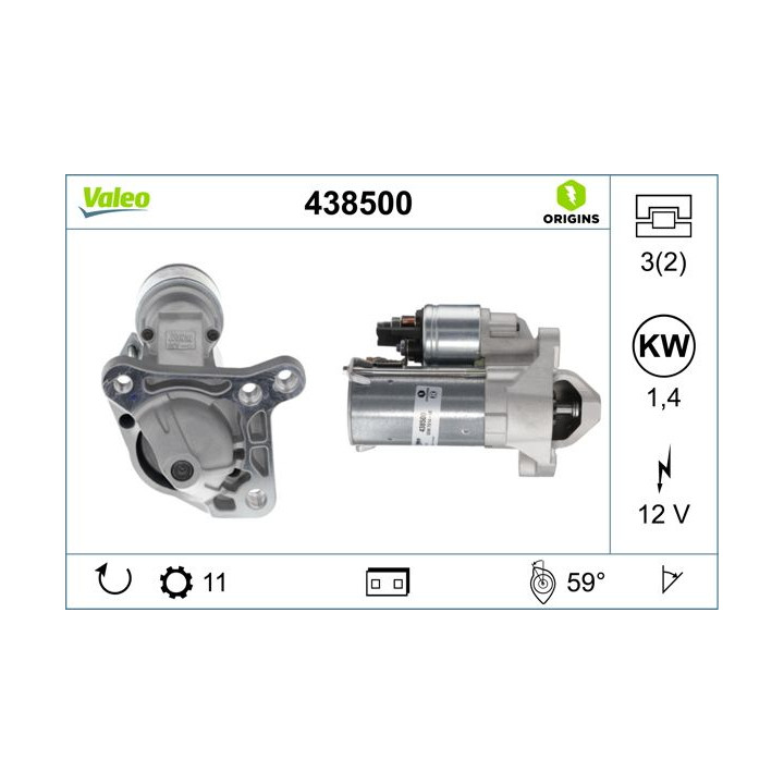 Starteris VALEO 438500