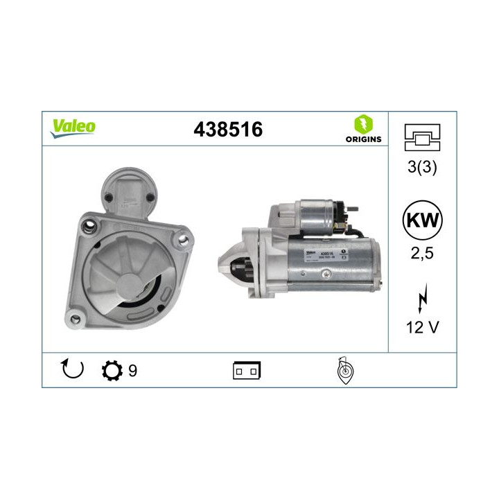Starteris VALEO 438516
