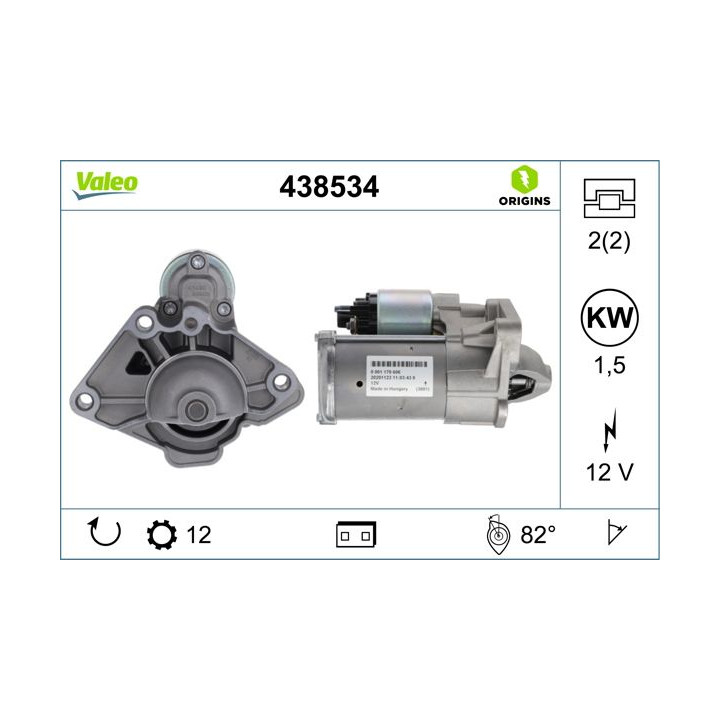 Starteris VALEO 438534