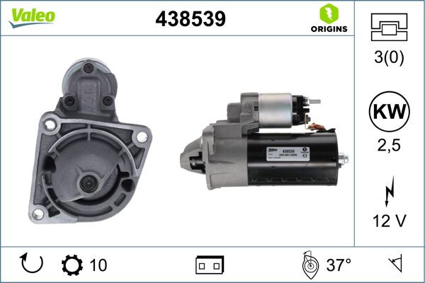 Starteris VALEO 438539