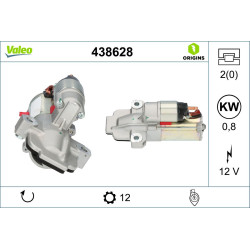 Starteris VALEO 438628