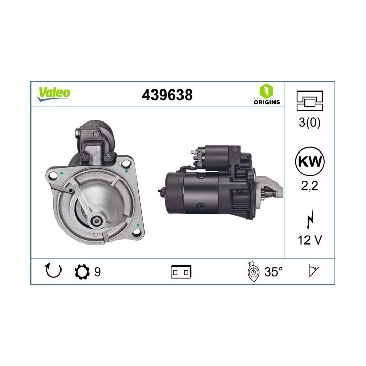 Starteris VALEO 439638