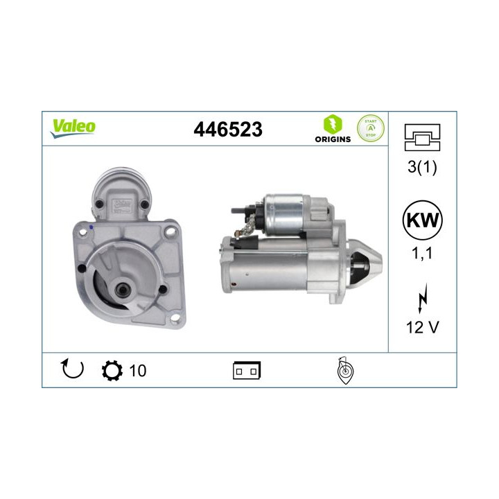 Starteris VALEO 446523