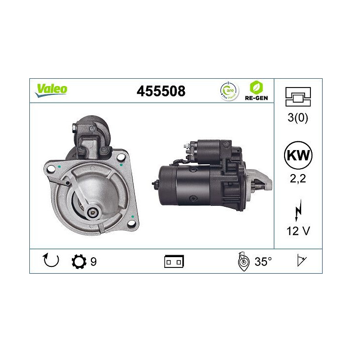 Starteris VALEO 455508