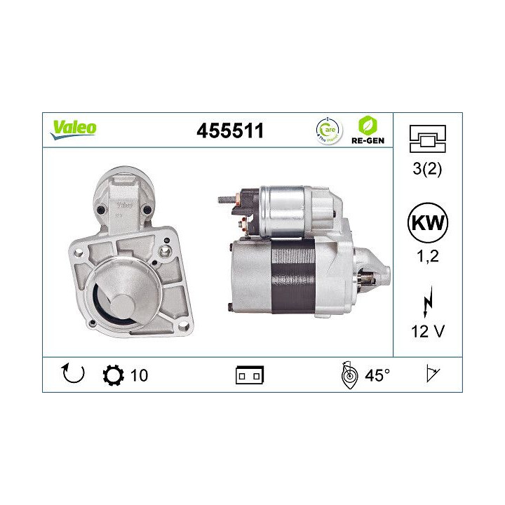 Starteris VALEO 455511