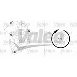 Starteris VALEO 455513