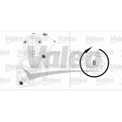 Starteris VALEO 455561