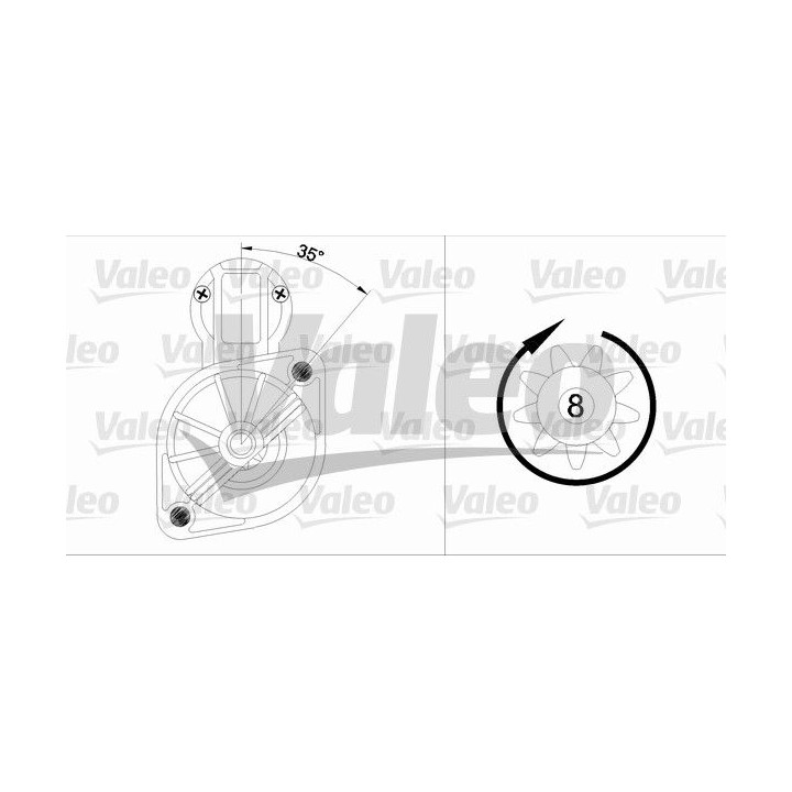 Starteris VALEO 455561