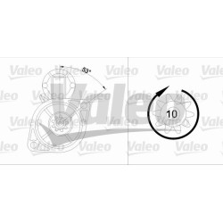 Starteris VALEO 455563