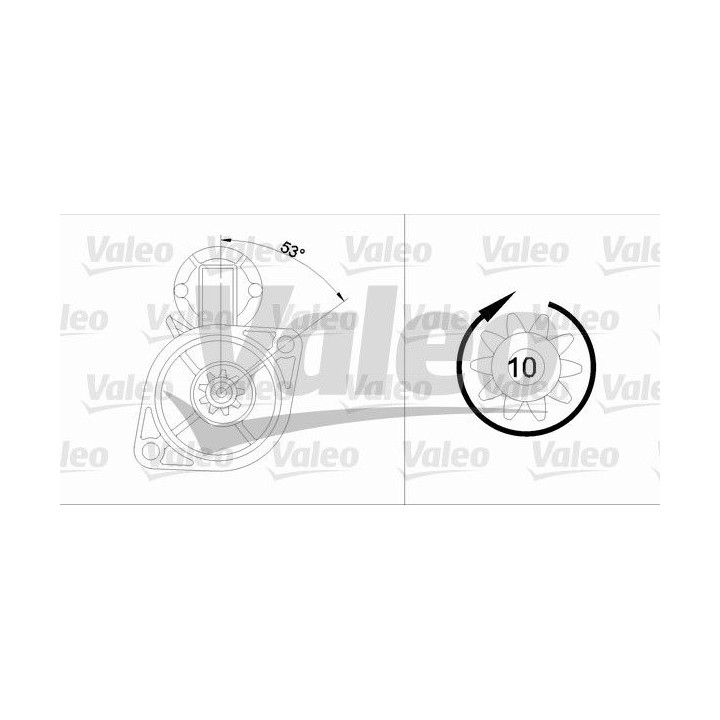 Starteris VALEO 455563